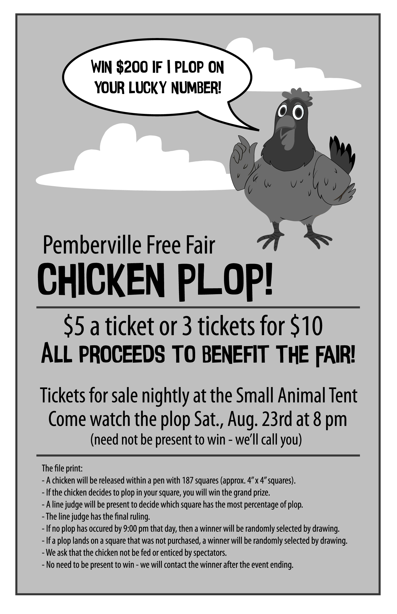 ChickenPlop FairBook 2025